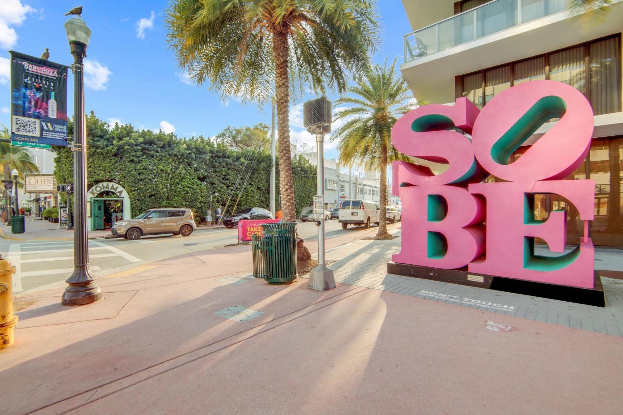 Charming Large Studio Near Ocean Dr - South Beach Маямі-Біч Екстер'єр фото